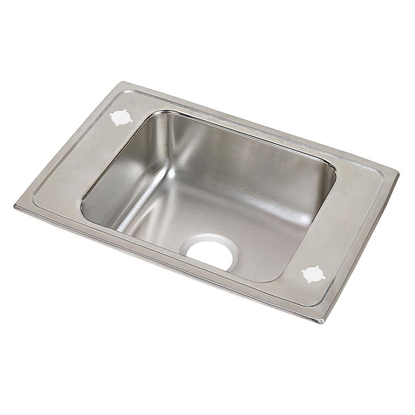 Pacemaker Stainless Steel 25 X 17 X 7-1/8 Single Bowl Top Mount Classroom Sink